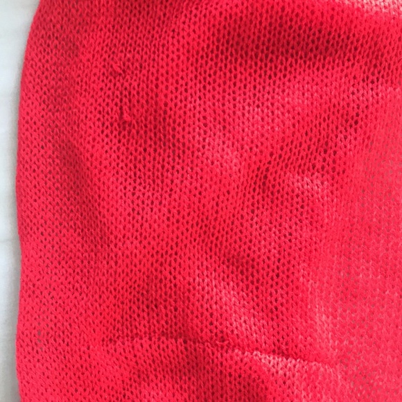 Set of 2 knit sweater bodycon mini dresses red & black short sleeves pull over S - Picture 8 of 16